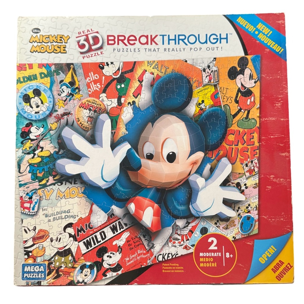 DISNEY - Mickey Mouse 3D Break Through Puzzle